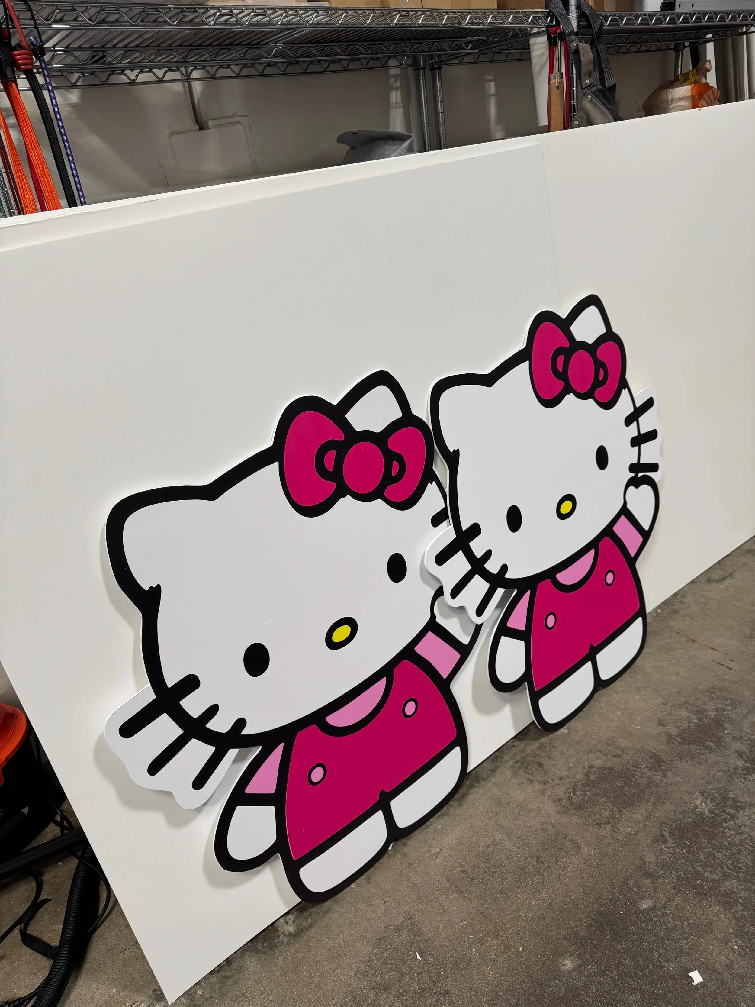 Hello Kitty foam decals